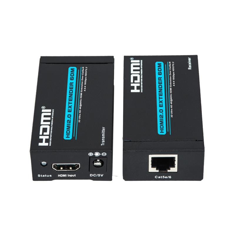 Νέο προϊόν V 2.0 HDMI extender 60m πάνω από ένα cat5e \/ 6 υποστήριξη Ultra HD 4Kx2K @ 60Hz HDCP2.2