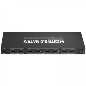 V2.0 Υποστήριξη μήτρας 4x4 HDMI Ultra HD 4Kx2K @ 60Hz HDCP2.2 18Gbps
