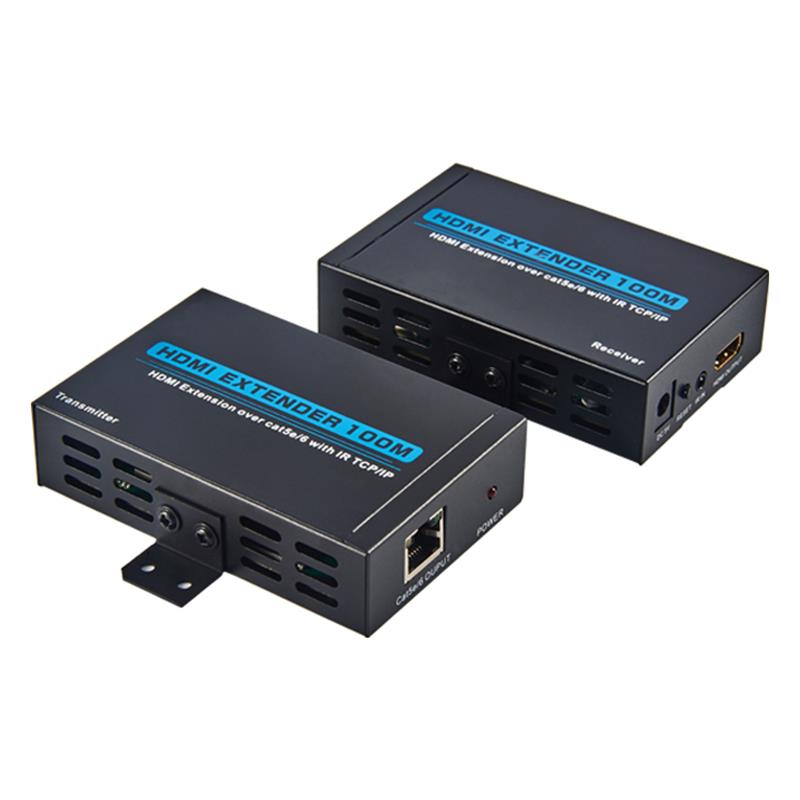 V1.3 Επέκταση HDMI 100μ πάνω από ένα καλώδιο cat5e/6 Υποστήριξη πλήρους HD 1080P