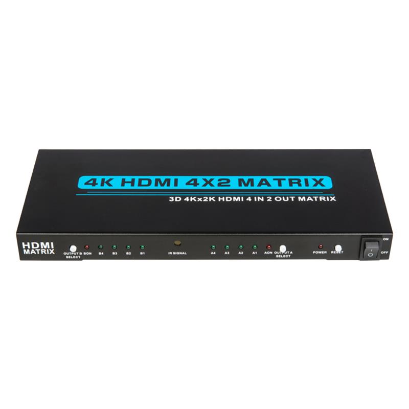 V1.4 4K \/ 30Hz μήτρα HDMI 4x2 με υποστήριξη EDID 3D Ultra HD 4Kx2K
