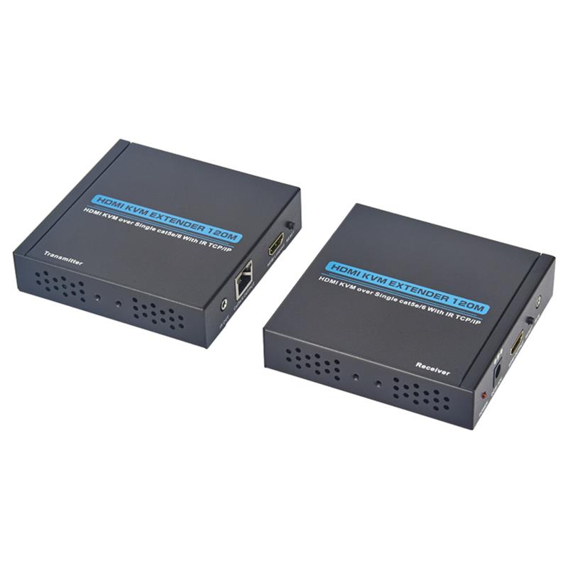 HDMI KVM Extender 100m πάνω από ενιαίο cat5e \/ 6 Υποστήριξη Full HD 1080P TCP \/ IP
