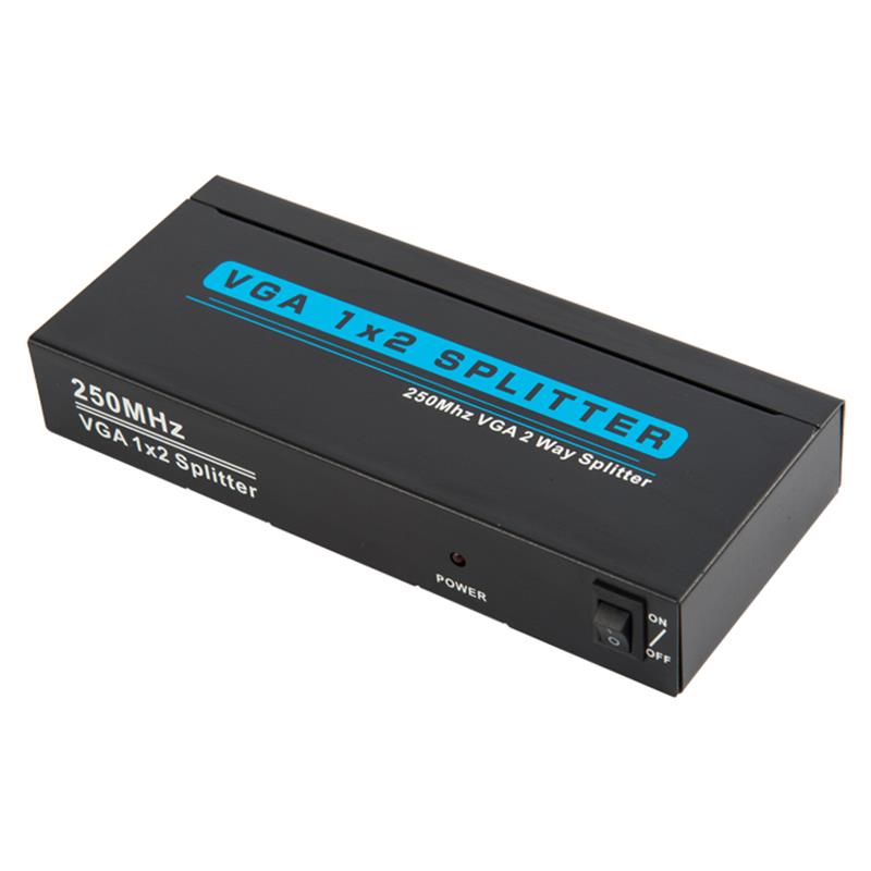 250MHz 2 Way VGA 1x2 Υποστήριξη Splitter 1080P